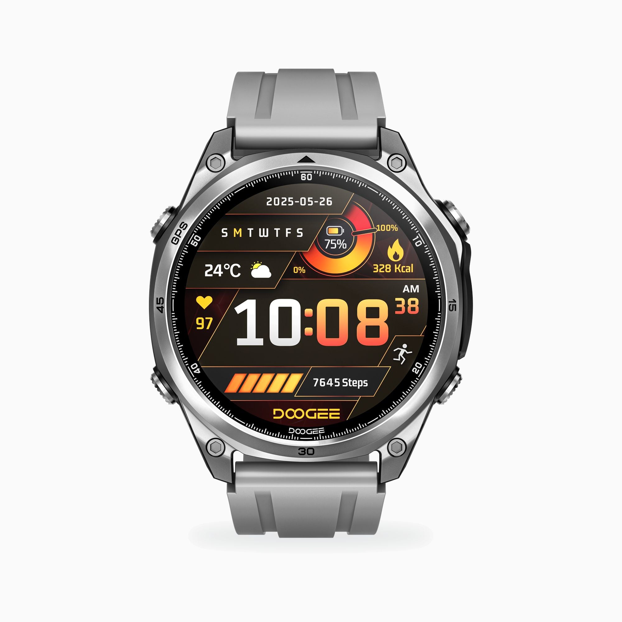 DOOGEE Anywise W1 AI Wasserdichte Sport-Smartwatch