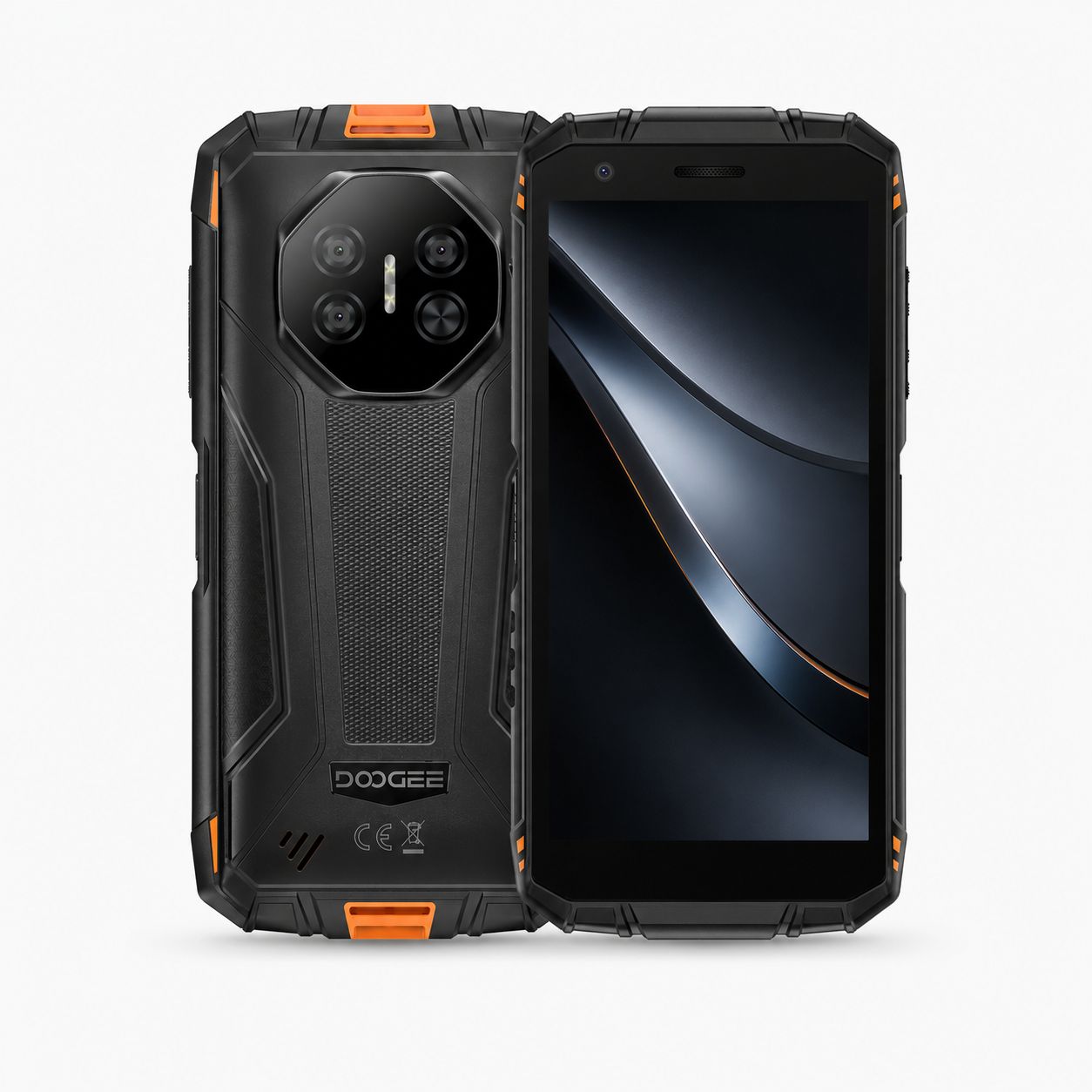 DOOGEE Fire 3 5,5 Zoll Android 15 8350 mAh Robustes Smartphone