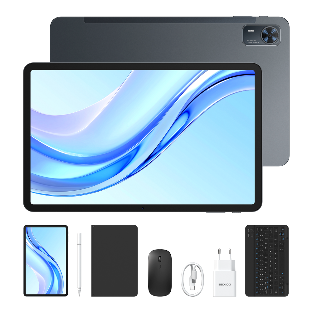 DOOGEE Tab E3+ 12 Zoll 8800mAh 256GB Android 15 Tablet