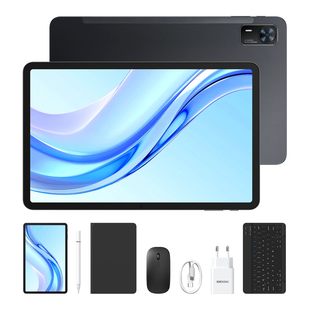 DOOGEE Tab E3+ 12 Zoll 8800mAh 256GB Android 15 Tablet