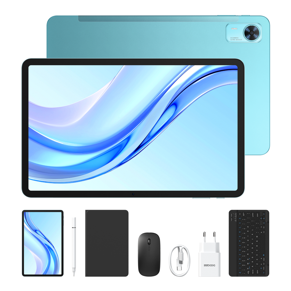 DOOGEE Tab E3+ 12 Zoll 8800mAh 256GB Android 15 Tablet