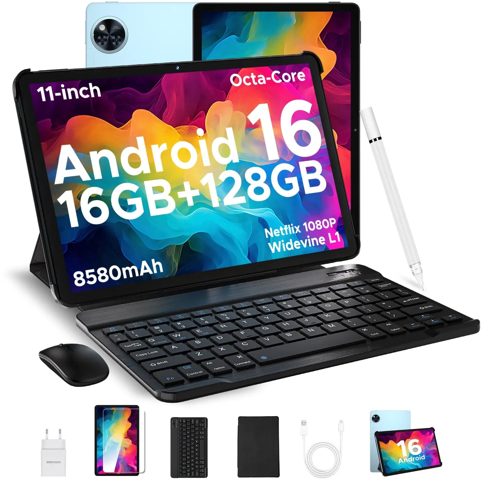 DOOGEE U11: Android 16 Tablet 16GB+128GB/2TB TF Octa-Core Android