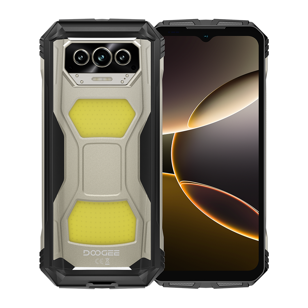 DOOGEE V Max S 22000 mAh Großer Akku Dual-Camping-Lichter Android 14 Robustes Telefon