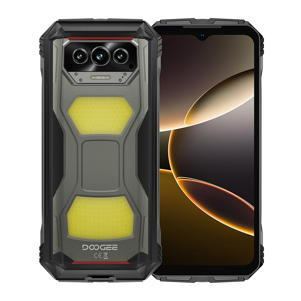 DOOGEE V Max S 22000 mAh Großer Akku Dual-Camping-Lichter Android 14 Robustes Telefon