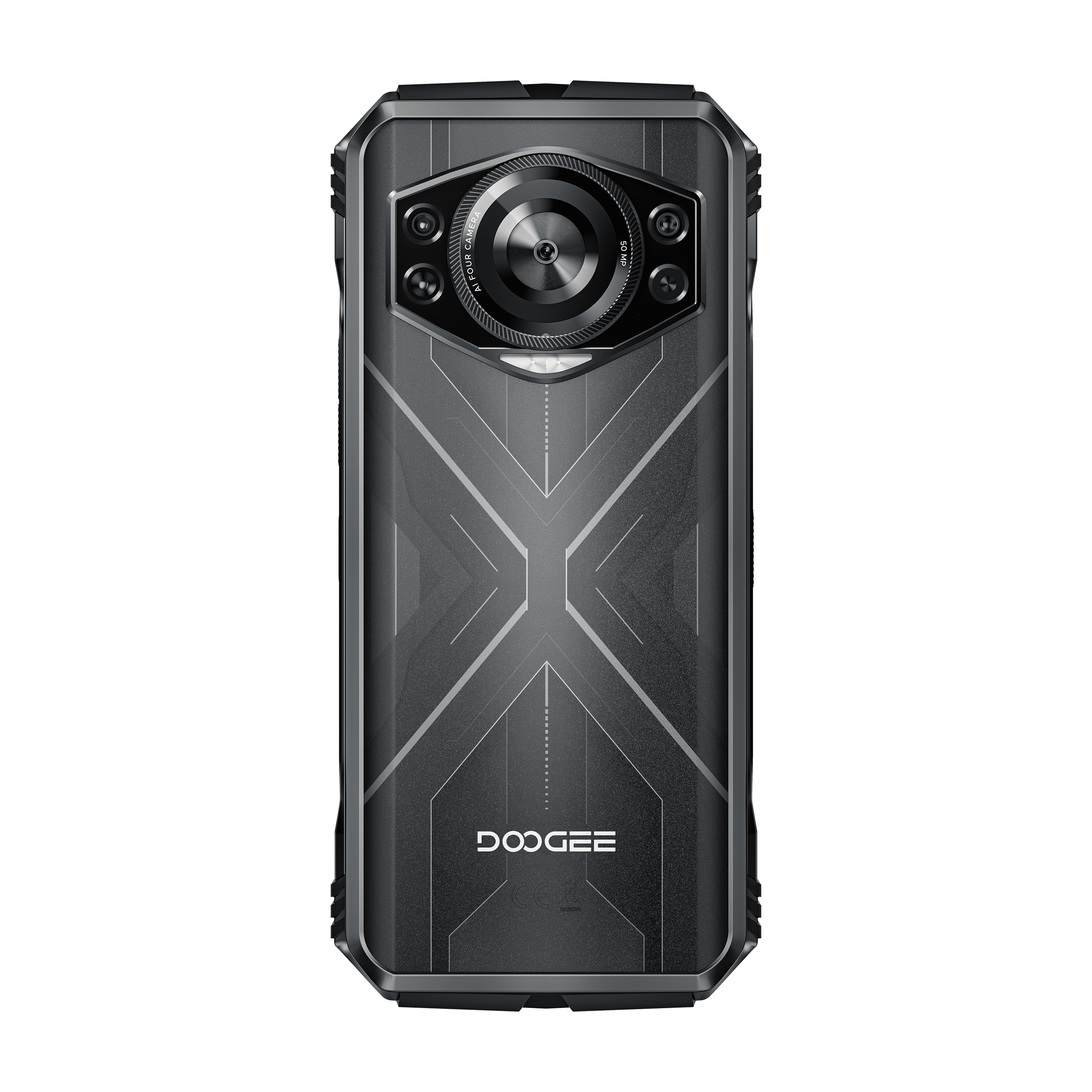 DOOGEE S cyber KI-Kamera 10800mAh Großer Akku Android 14 Robustes Smartphone