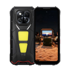 DOOGEE V Max Play 5G Robustes Android 15 Smartphone mit 480P HD Tragbarem Autofokus-Projektor