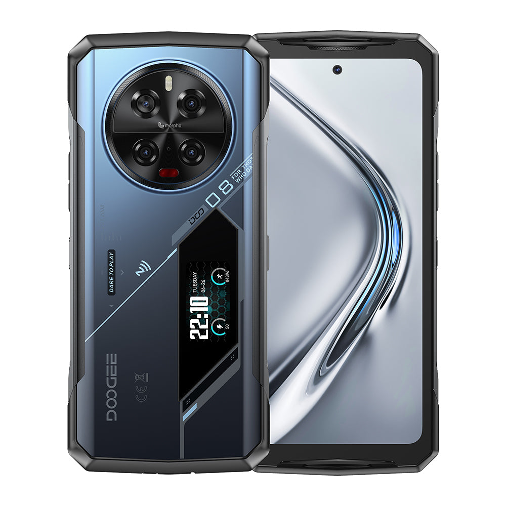 DOOGEE V40 Pro Dimensity 7300 4nm Octa Core 8680mAh Großer Akku 16GB+Bis zu 20GB erweiterter RAM Robustes Smartphone