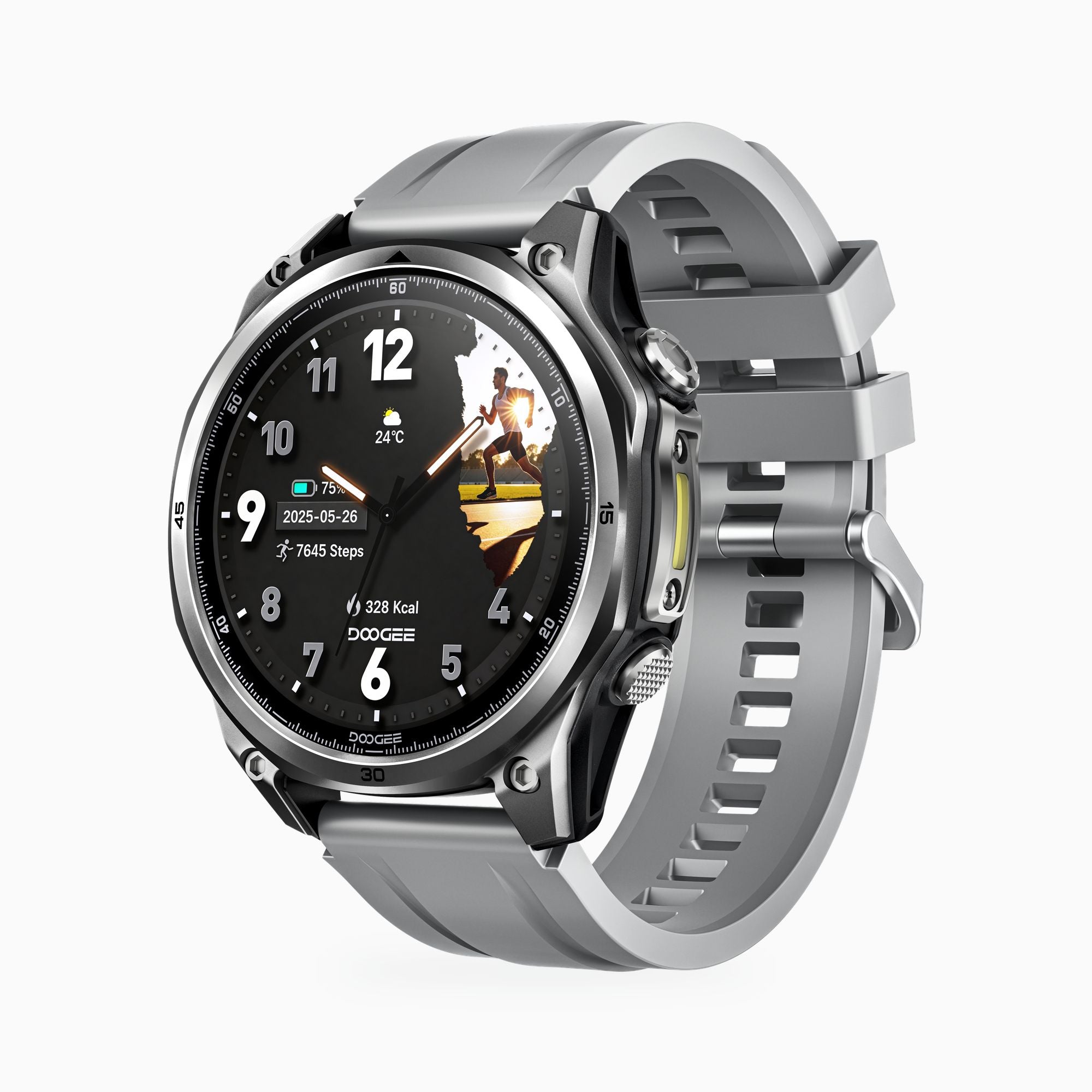 DOOGEE Anywise W1 AI Wasserdichte Sport-Smartwatch