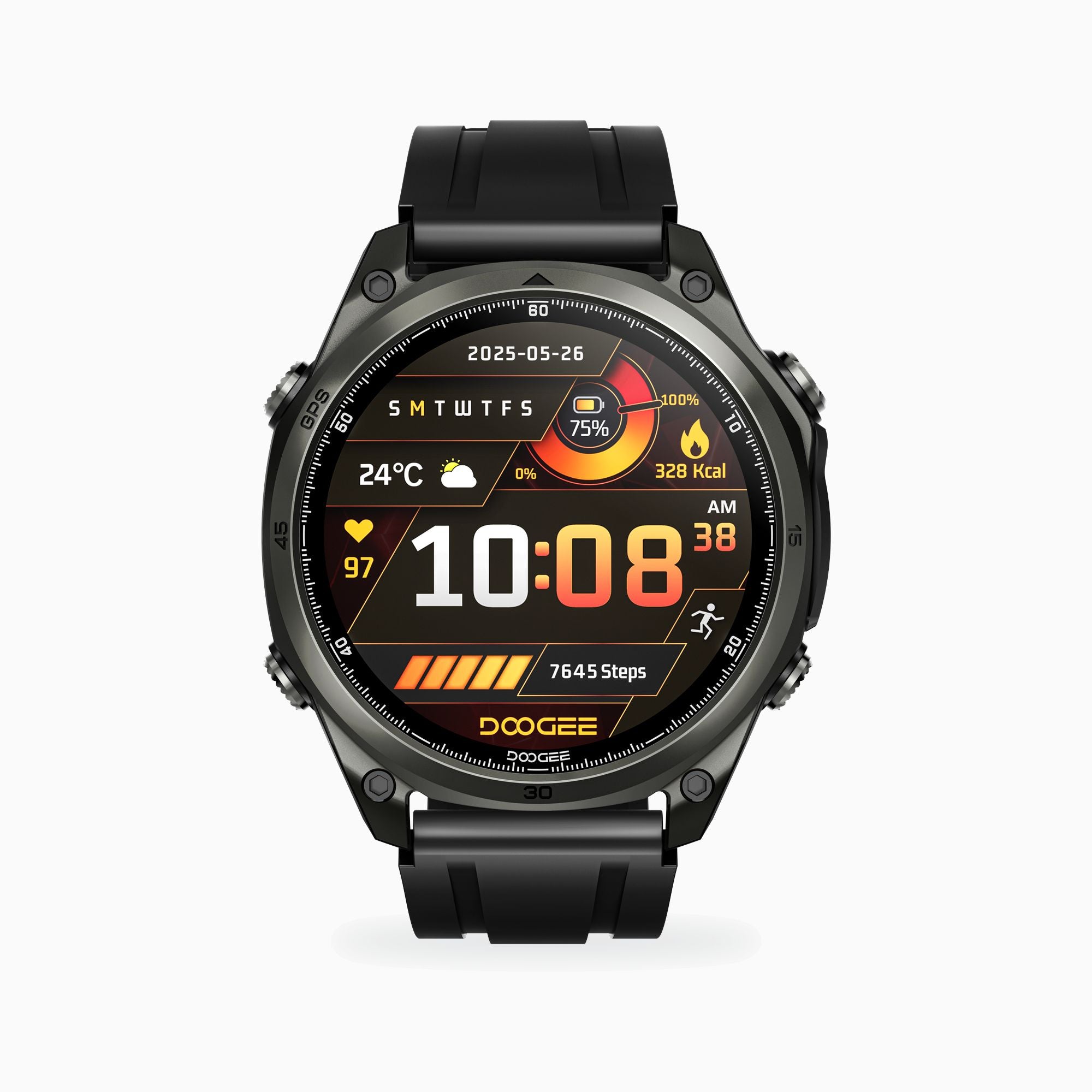 DOOGEE Anywise W1 AI Wasserdichte Sport-Smartwatch