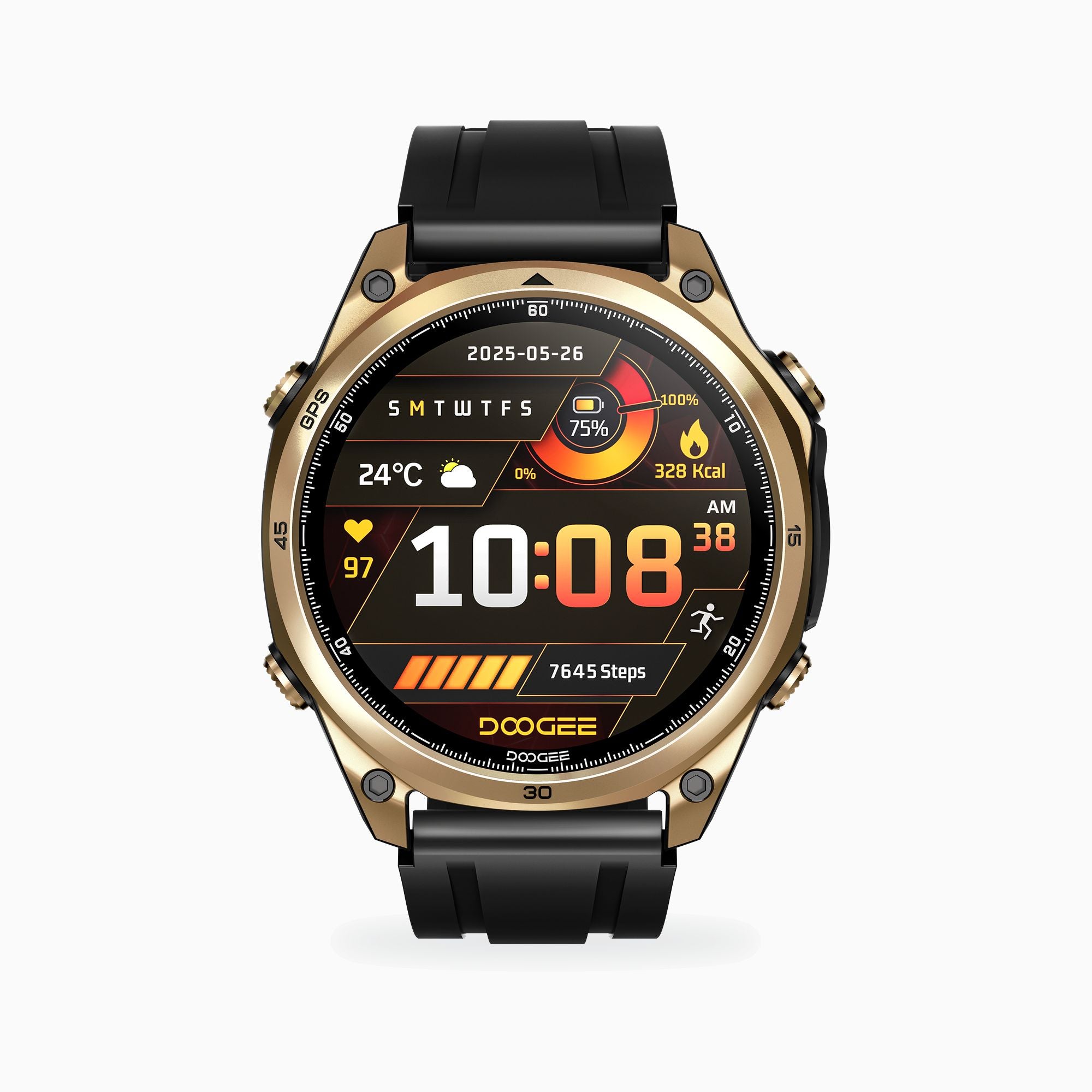 DOOGEE Anywise W1 AI Wasserdichte Sport-Smartwatch