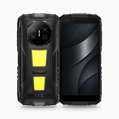Fire 3 Max 4G Robustes Smartphone, 1200LM Campinglampen, 5,5-Zoll-IPS-HD+-Display, Android 15 (8 GB + 256 GB)