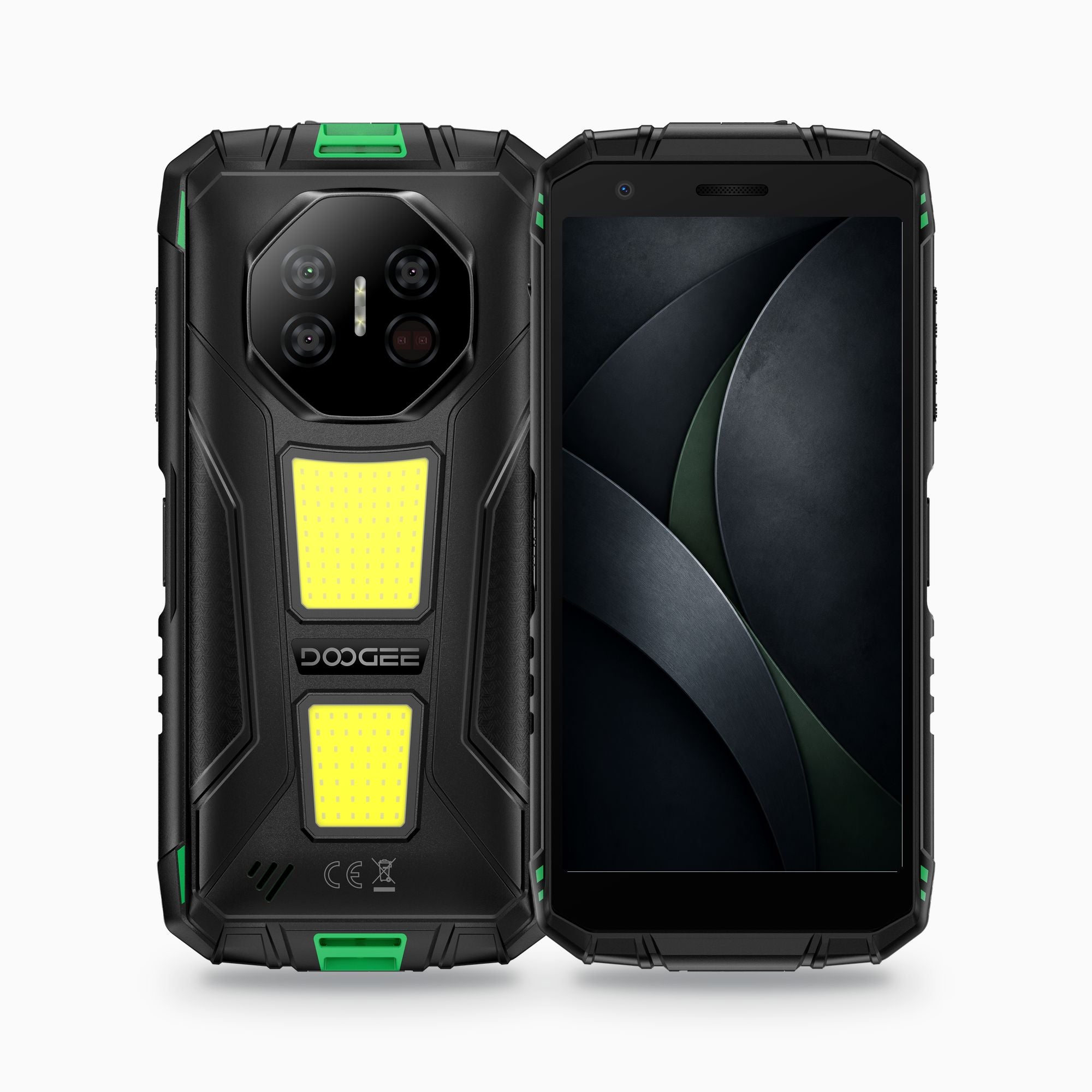 Fire 3 Max 4G Robustes Smartphone, 1200LM Campinglampen, 5,5-Zoll-IPS-HD+-Display, Android 15 (8 GB + 256 GB)
