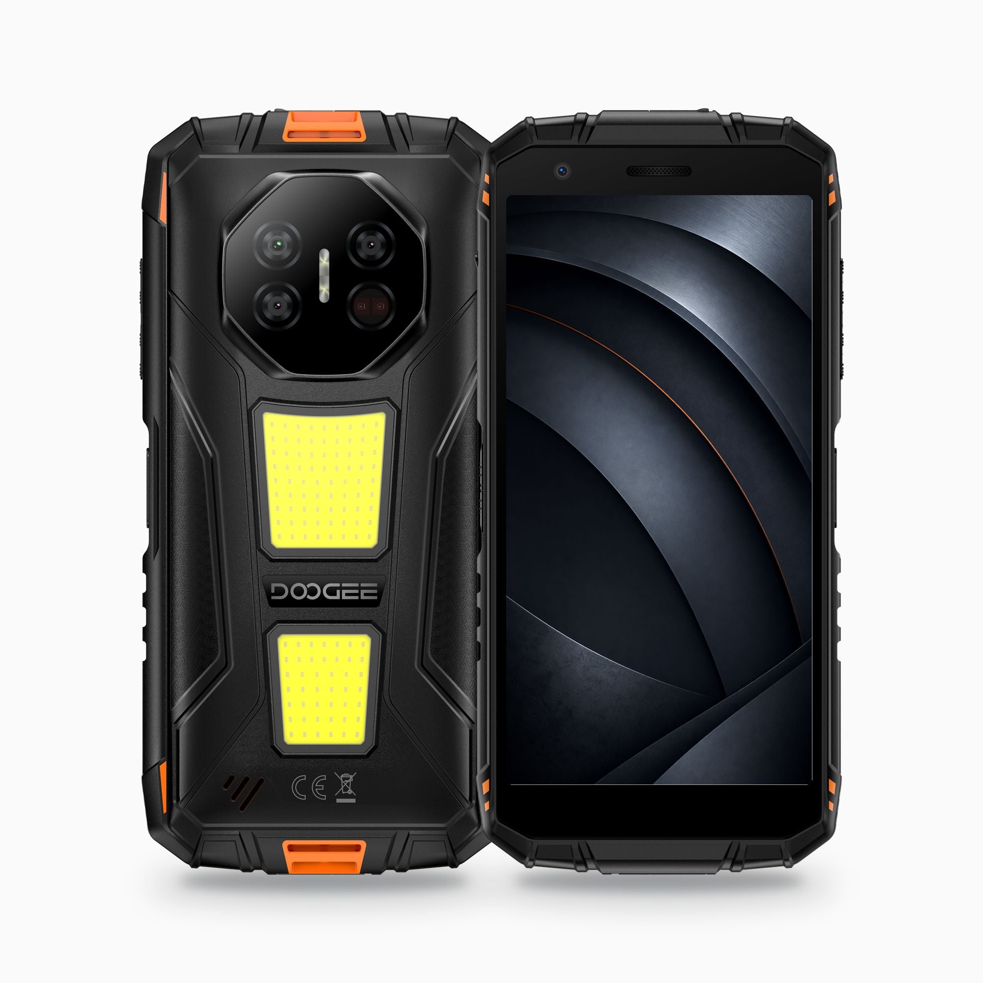Fire 3 Max 4G Robustes Smartphone, 1200LM Campinglampen, 5,5-Zoll-IPS-HD+-Display, Android 15 (8 GB + 256 GB)