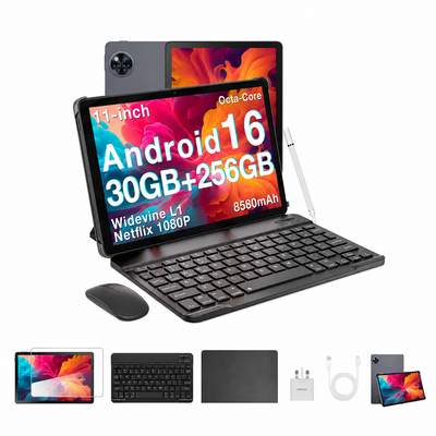 DOOGEE U11 Pro 30 GB RAM + 256 GB ROM 11"-Tablet mit 8580 mAh Akku und Android 15 