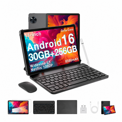DOOGEE U11 Pro 30 GB RAM + 256 GB ROM 11"-Tablet mit 8580 mAh Akku und Android 15 