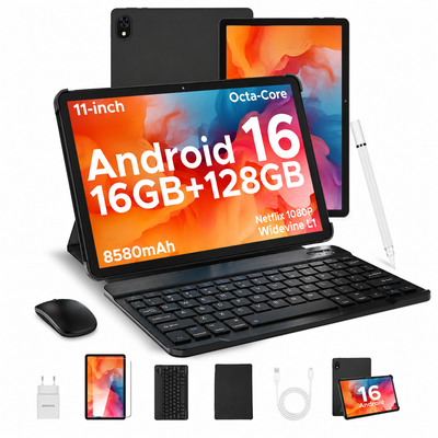 DOOGEE U11 Android 16 11 Zoll HD IPS-Display 8580mAh Tablet