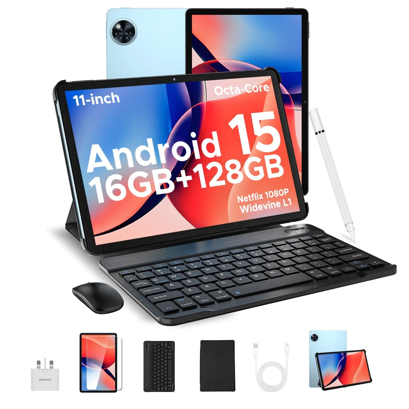 No.5 DOOGEE U11 Android16 color：Black DOOGEE U11: Android 16 Tablet 16GB+128GB/2TB TF Octa-Core Android