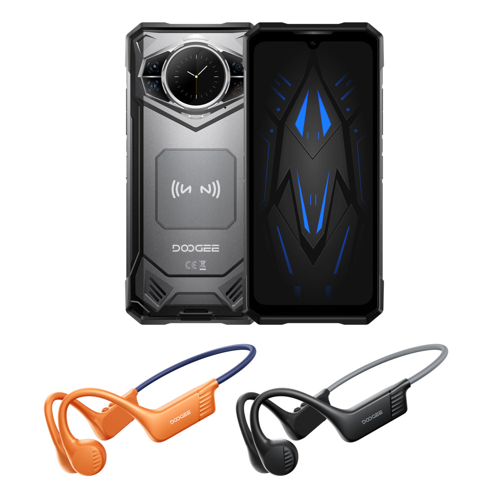 DOOGEE S200 Outdoor-Handy mit Kopfhörern 6,72“ FHD+ Display 10100mAh Akku Android 16