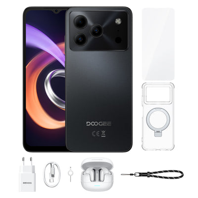 Note56 Plus Android 16 Smartphone, 6150 mAh Akku, Gesichtserkennung, 90-Hz-Display