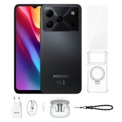 Note56 Plus Android 16 Smartphone, 6150 mAh Akku, Gesichtserkennung, 90-Hz-Display