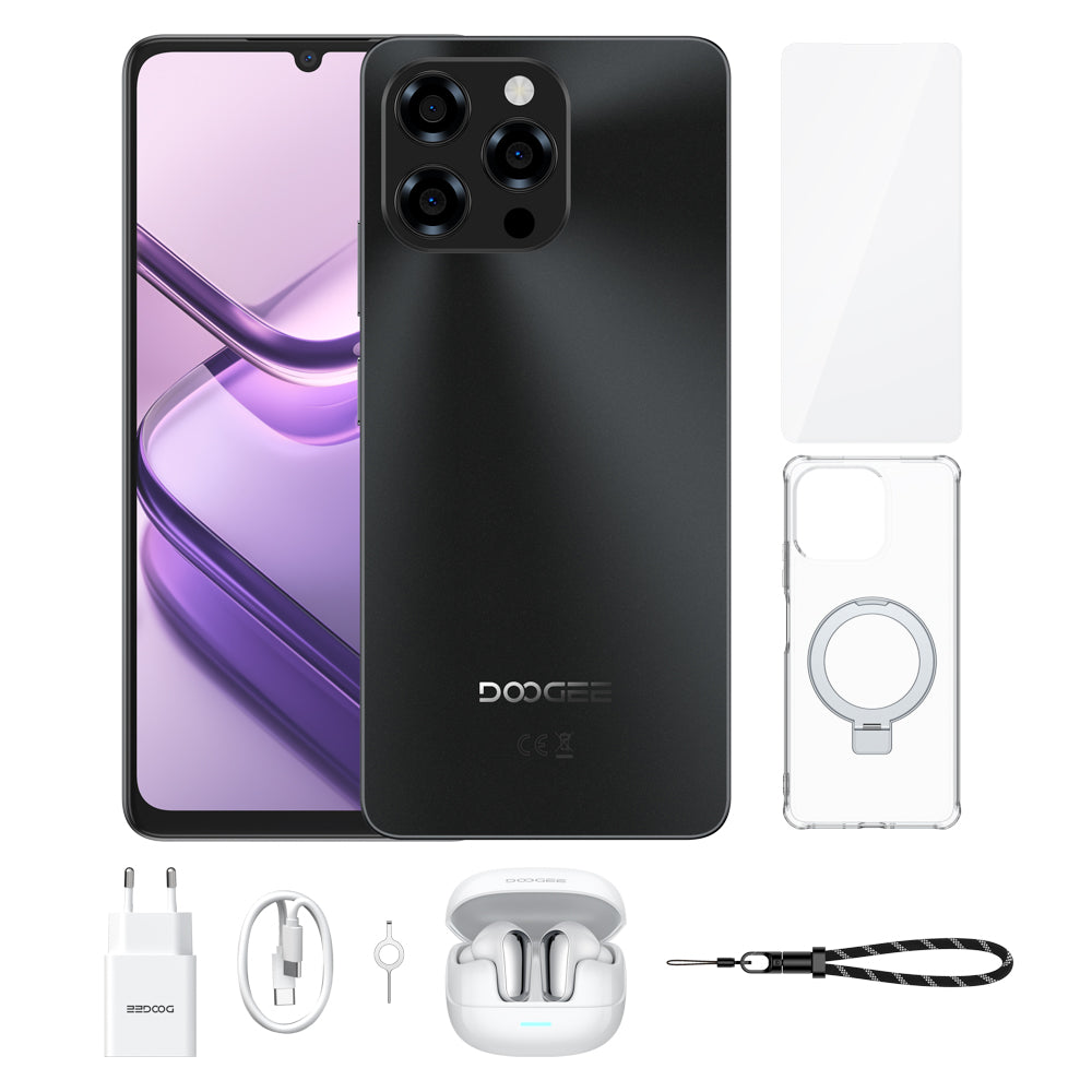 DOOGEE Note 58 6250mAh Großer Akku Android 15 Smartphone