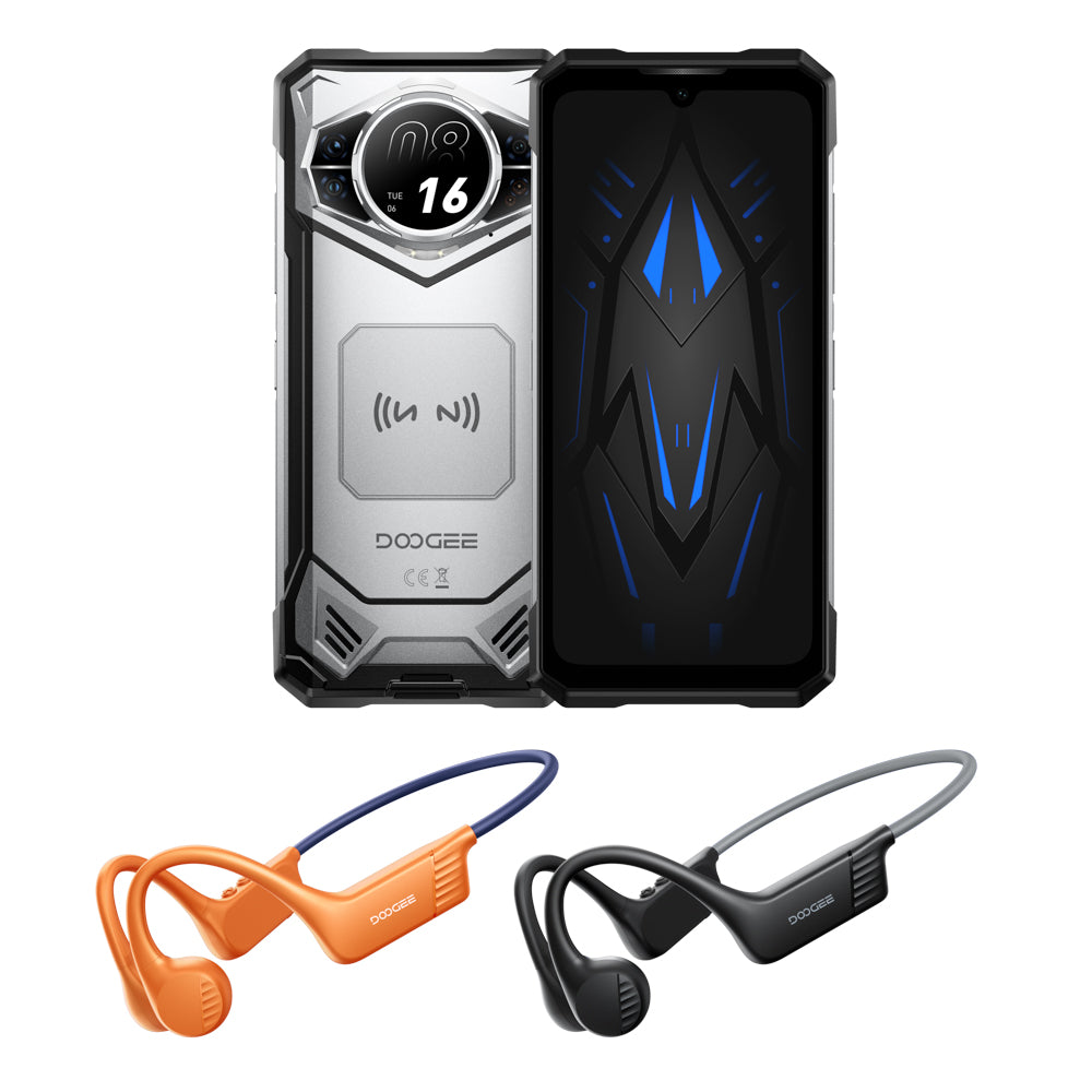 DOOGEE S200 Outdoor-Handy mit Kopfhörern 6,72“ FHD+ Display 10100mAh Akku Android 16